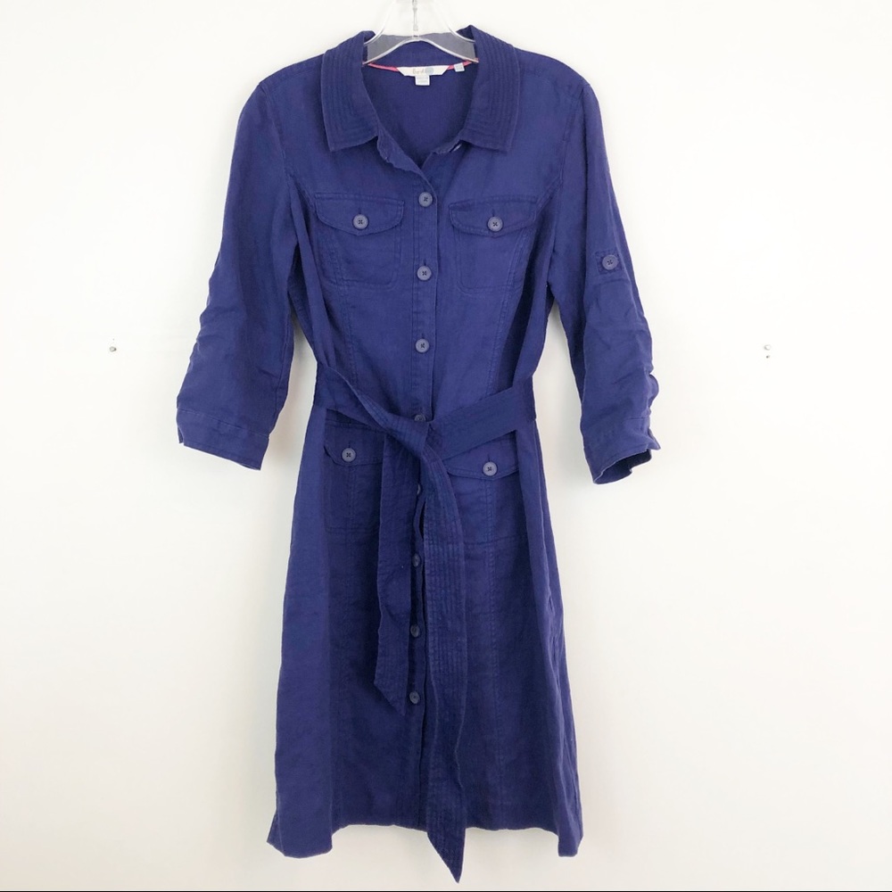 Boden linen shirt dress (D1)